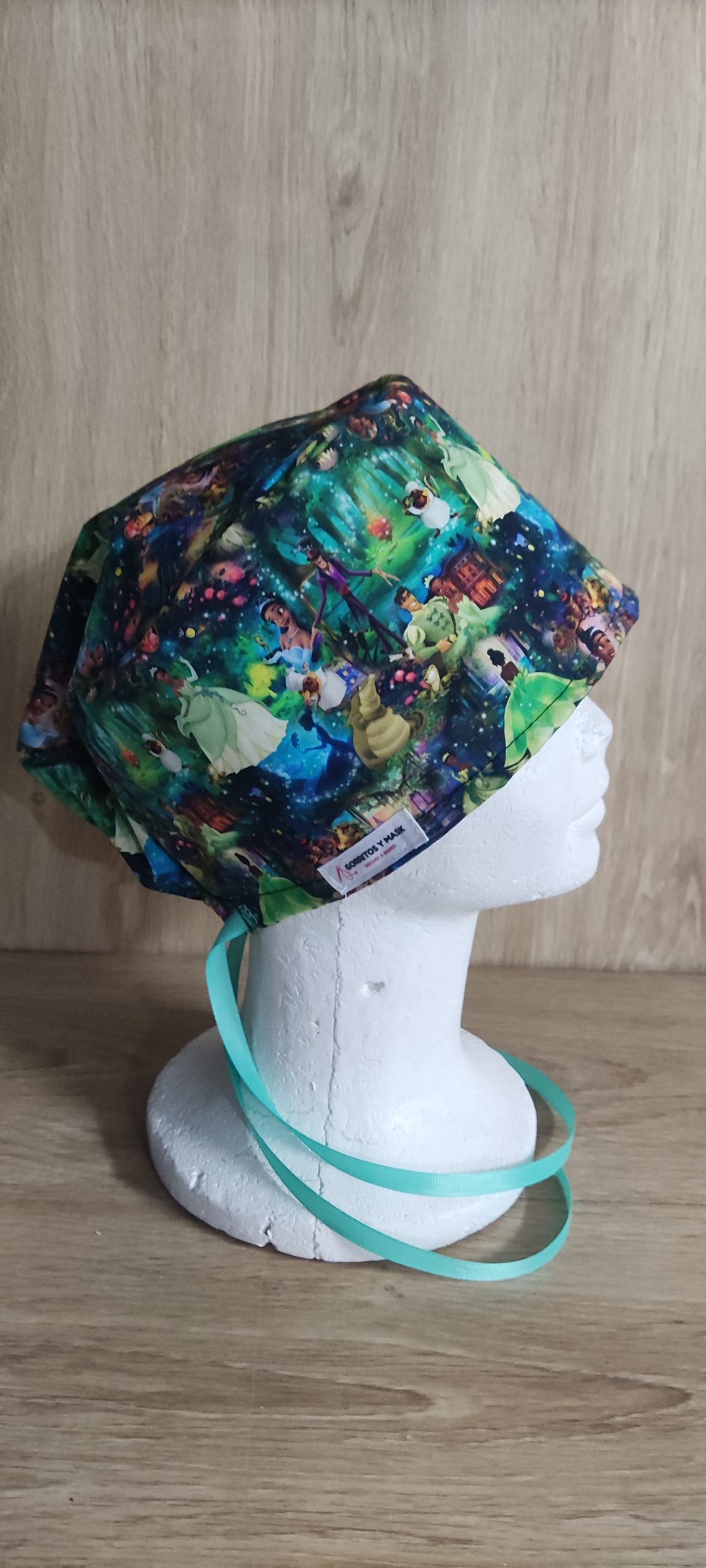 gorro quirurgico Tiana disney
