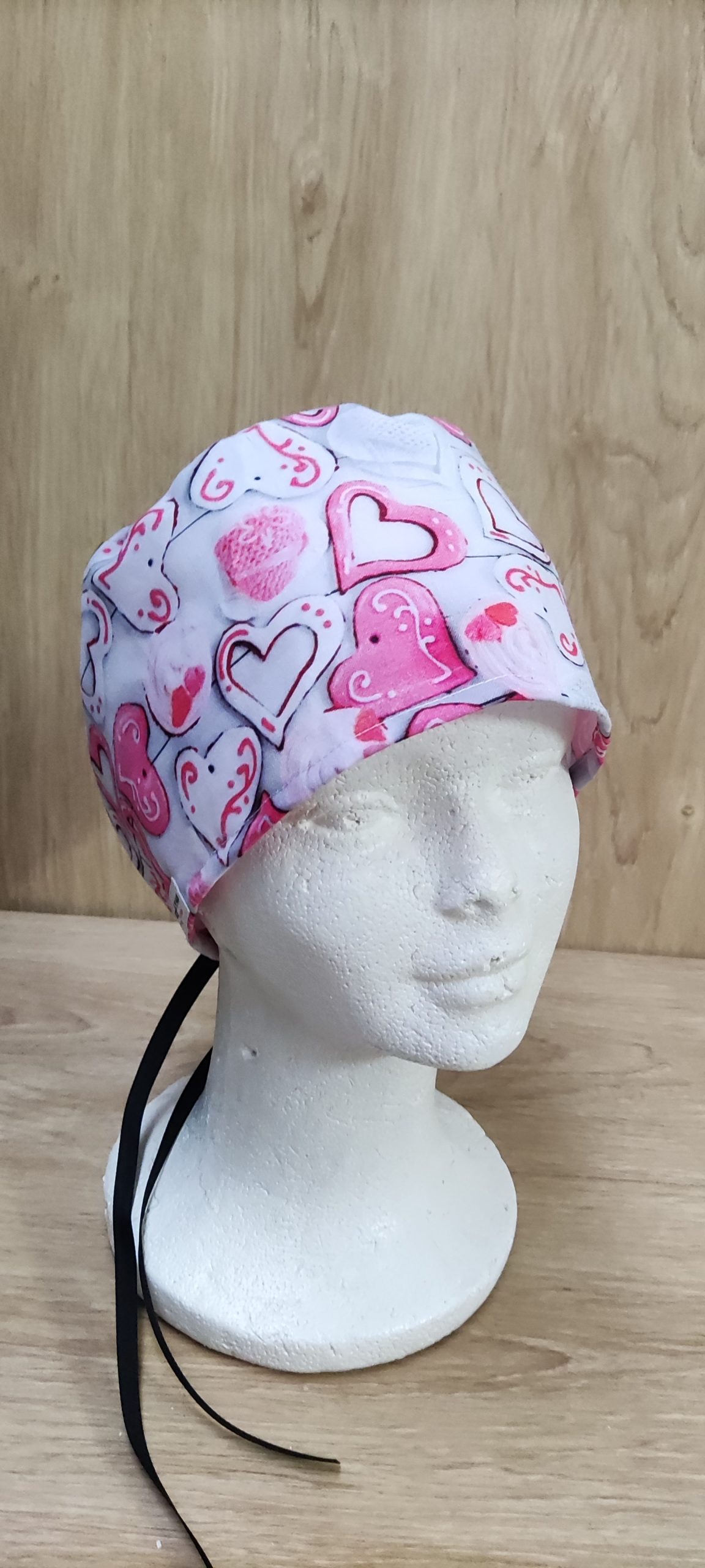 gorro quirurgico corazones