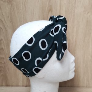 CINTA DIADEMA TURBANTE VERDE