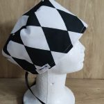GORRO QUIRÚRGICO ARLEQUÍN BLANCO
