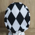 GORRO QUIRÚRGICO ARLEQUÍN BLANCO