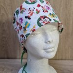 MICKEY Y MINNIE NAVIDAD BLANCA GORRO QUIRÚRGICO