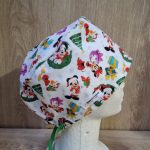 MICKEY Y MINNIE NAVIDAD BLANCA GORRO QUIRÚRGICO