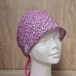 Gorro Quirúrgico Animal Print Fucsia Reutilizable – Hecho a Mano