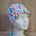Gorro plumas multicolor