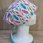 Gorro plumas multicolor