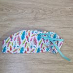 Gorro plumas multicolor