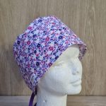 GORRO QUIRÚRGICO FLORES MORADAS