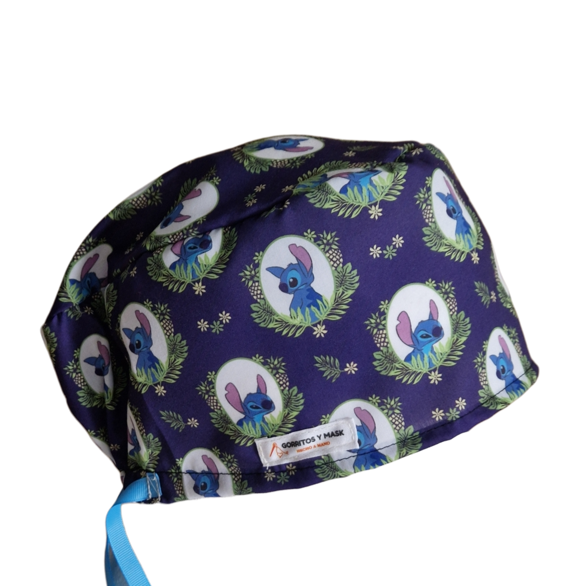 Gorro quirúrgico profesional de algodón y poliéster fino – Modelo Stitch