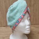 Toalla Turbante Azul amapolas Edición Limitada