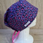 Gorro Quirúrgico Animal Print Morado y Rosa