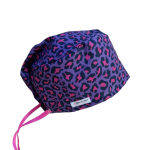 Gorro Quirúrgico Animal Print Morado y Rosa