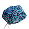 Gorro quirúrgico Animal Print de algodón 100% para veterinarios y profesionales sanitarios, transpirable, cómodo y ajustable.