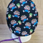 Gorro quirúrgico Arale fondo negro