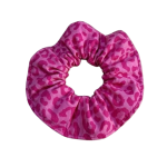 Scrunchie Animal Print Rosa Hecho a Mano
