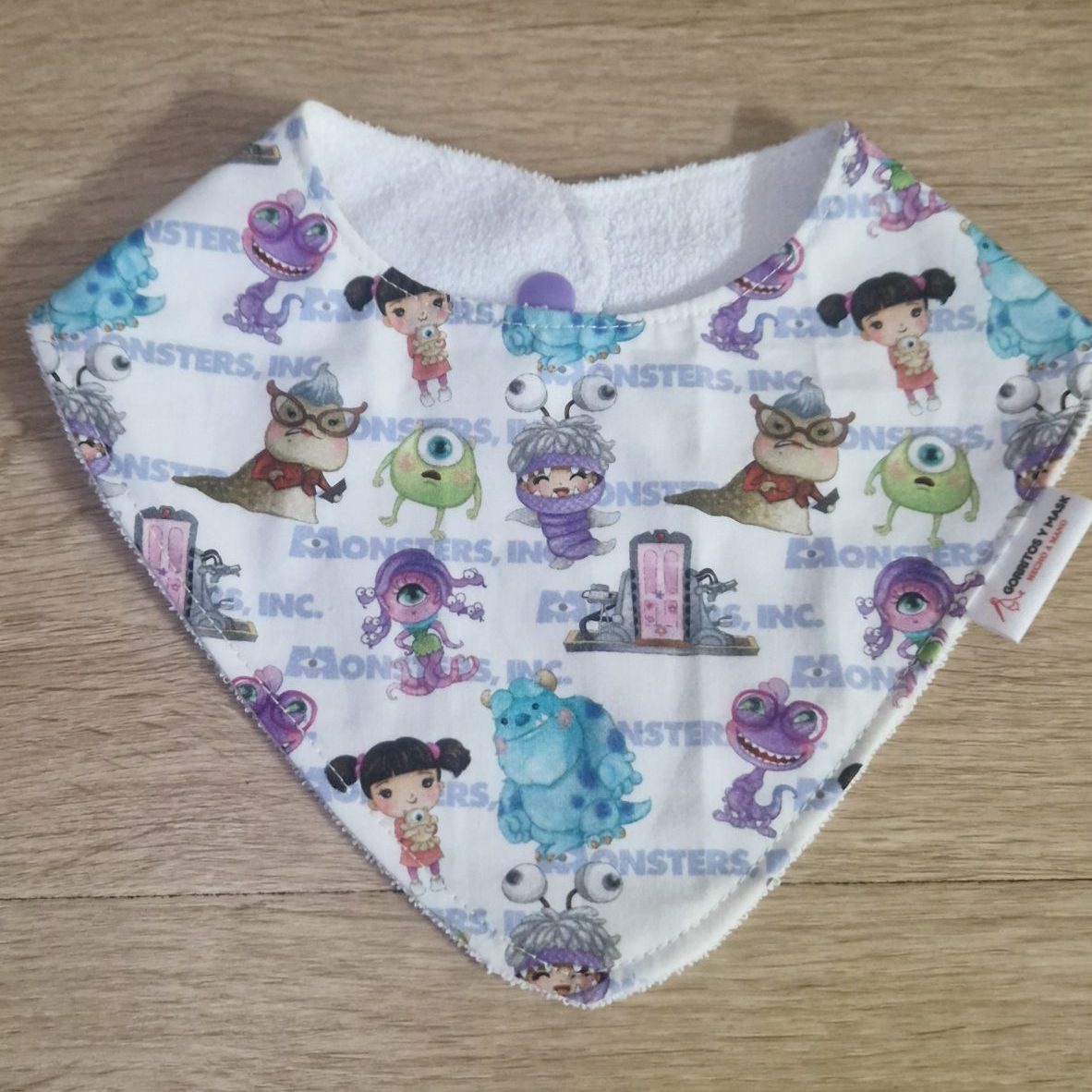 Babero Bandana Monsters SA Artesanal