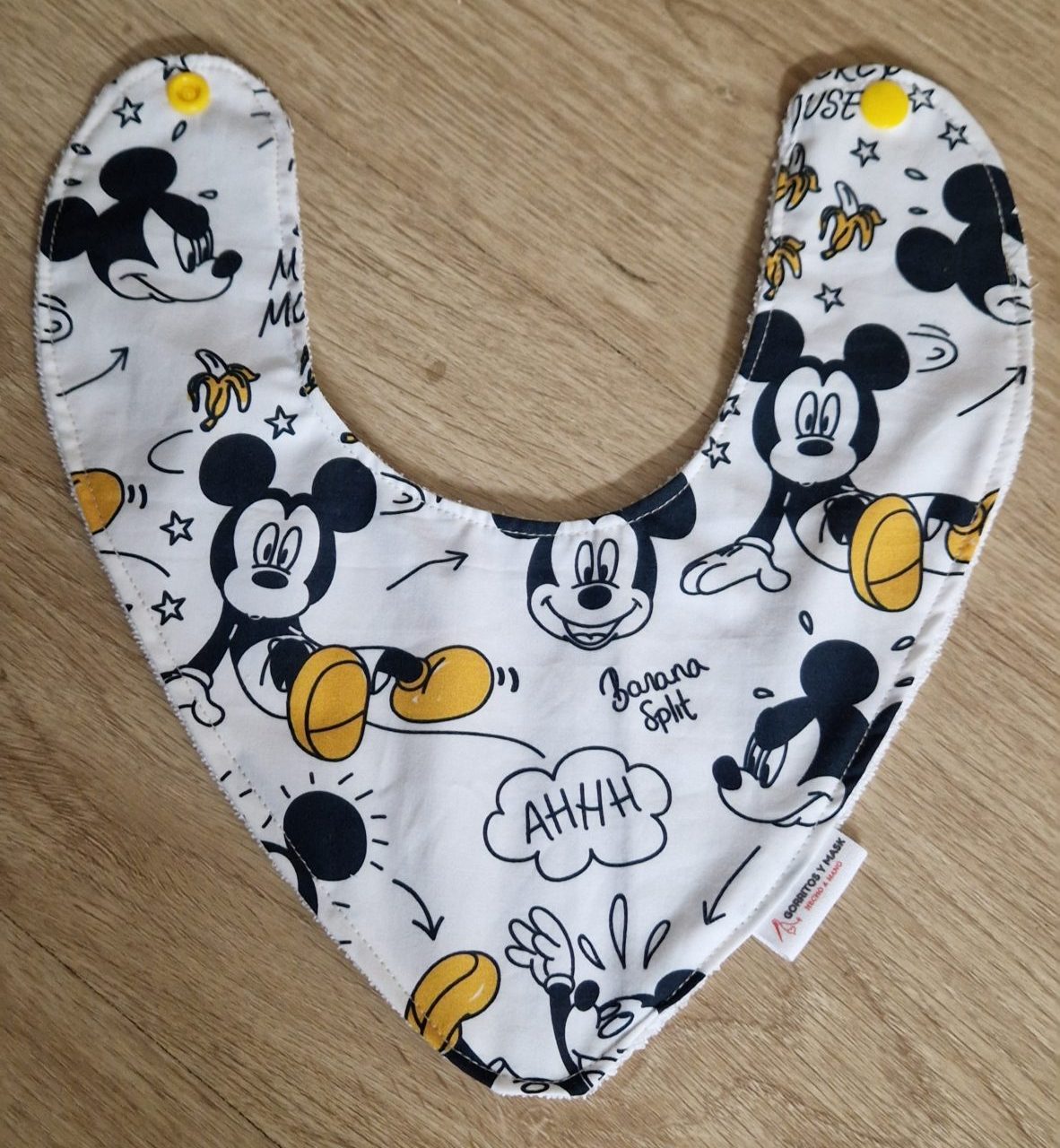 babero mickey mousse
